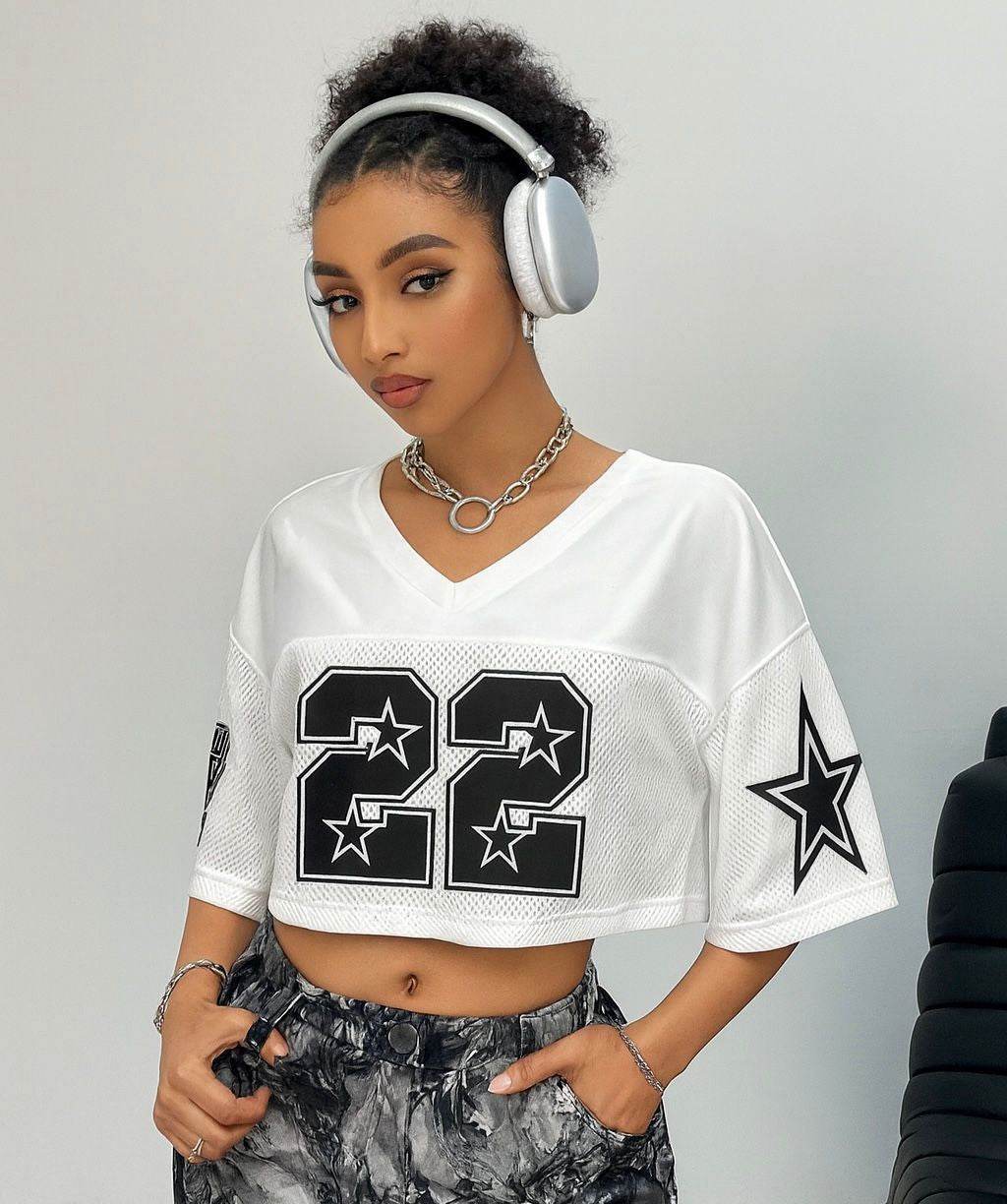 Cropped Whity Jersey - votch