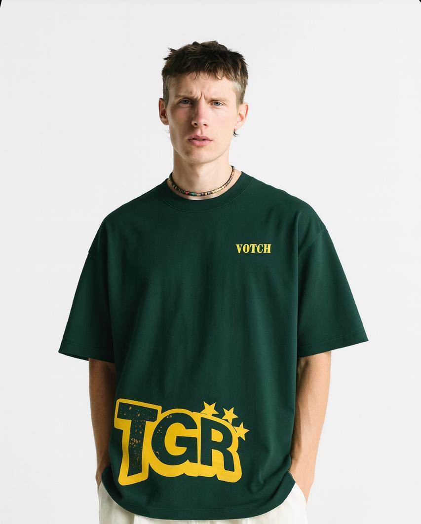 Green TGR Tee - votch