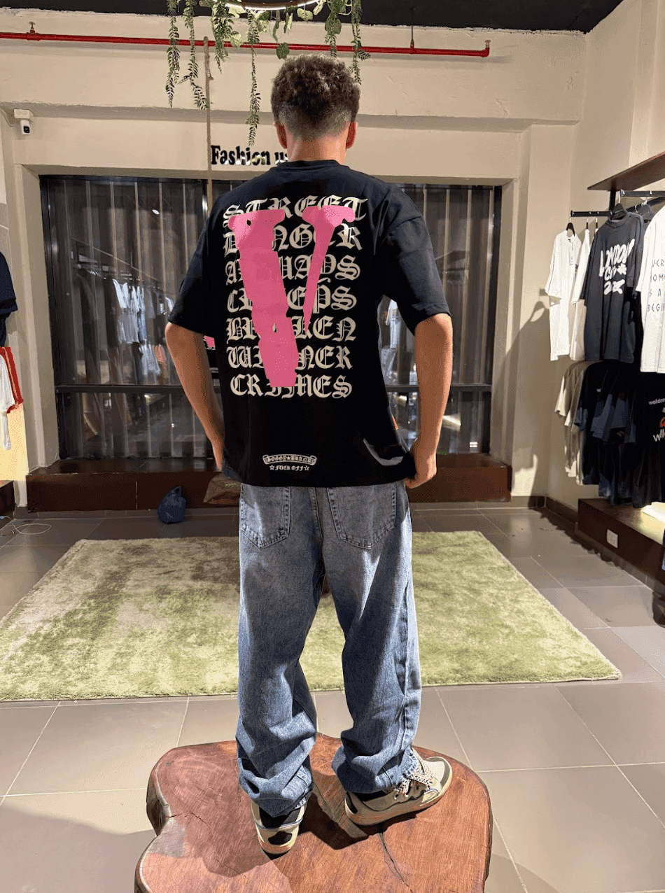 Black V Town Tee - votch