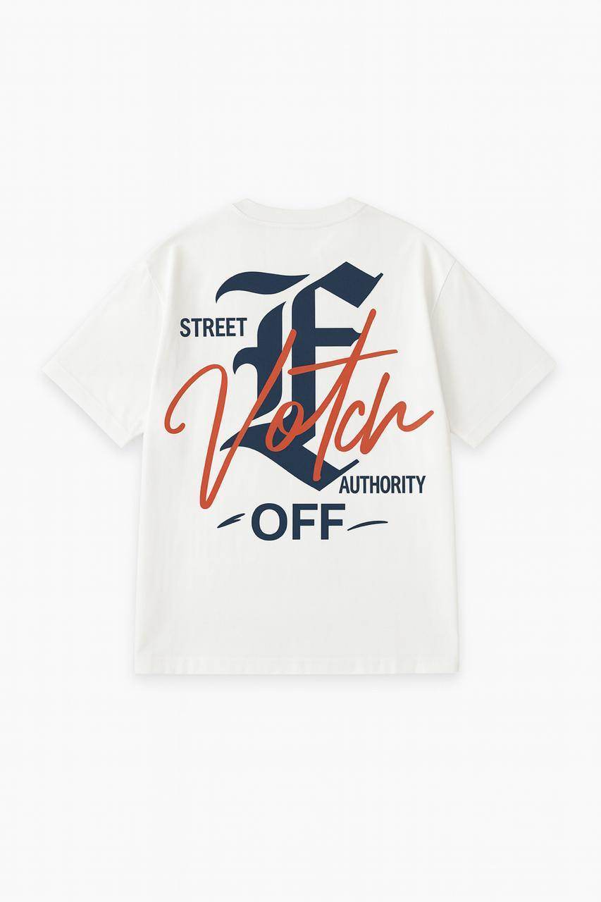 V Street White Tee - votch