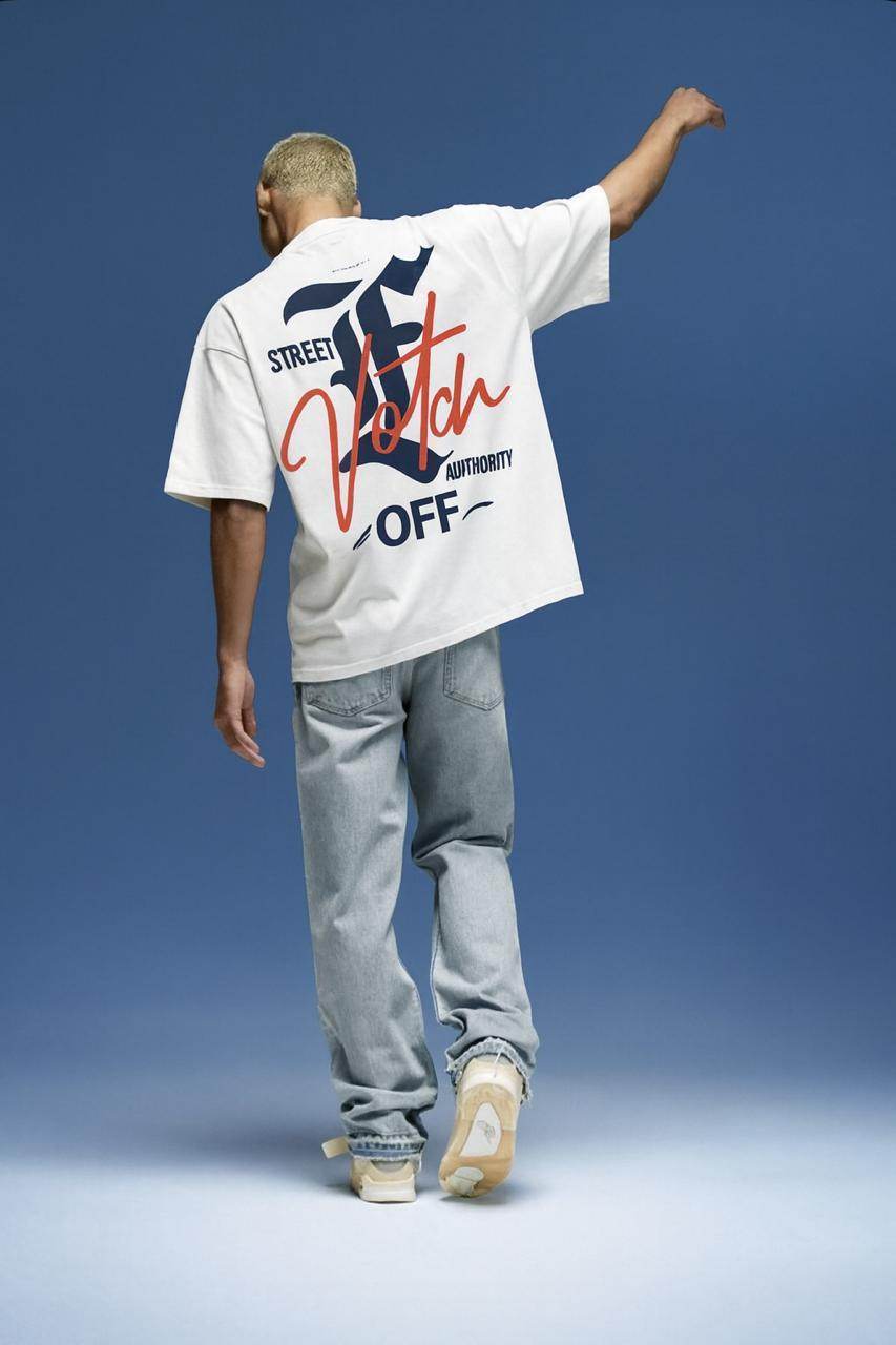 V Street White Tee - votch