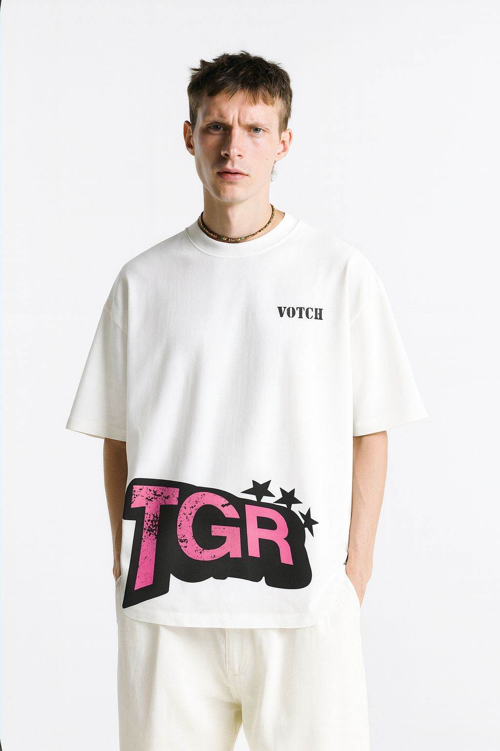 White TGR Tee - votch